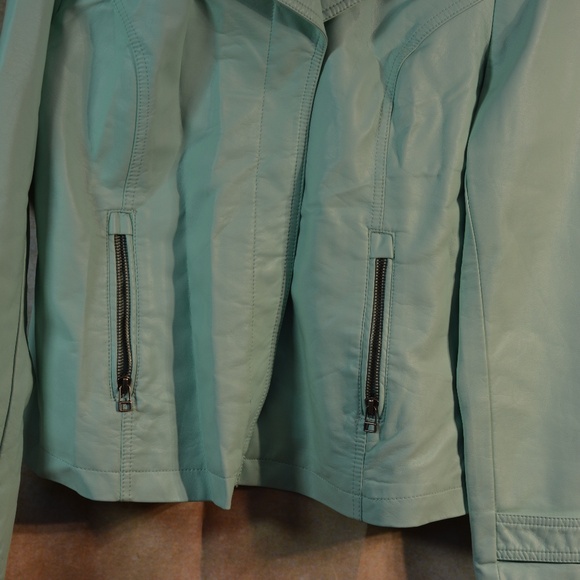 Northern Reflections Faux Leather Bomber Style Jacket SZ XL - Picture 3 of 6